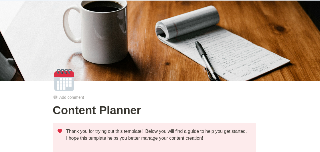 Content Planner